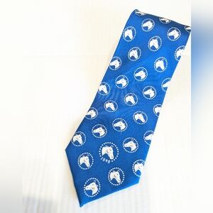Hampton Hall Ltd Royal blue Horse head Silk Tie
